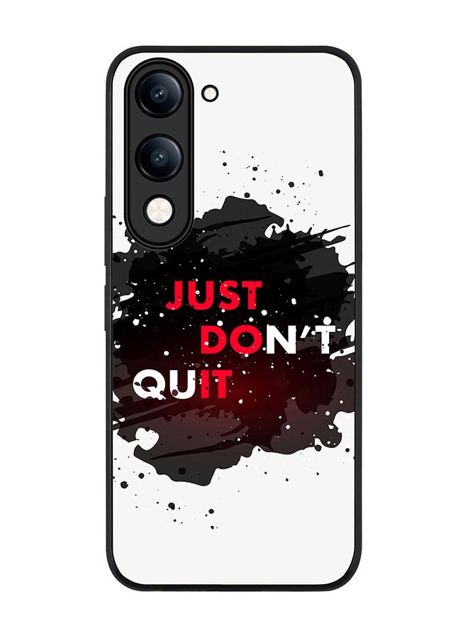 Stylizedd For vivo Y04 / Y29t 5G Case,Slim fit Camera Protection, Shockproof Thin Phone cover  - Just don't quit - Image 1